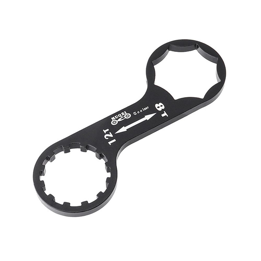 Accesorios Amortiguador Herramientas de desmontaje Llave Llave de reparación Herramienta de reparación de bicicletas Llave de instalación de extracción: Blanco