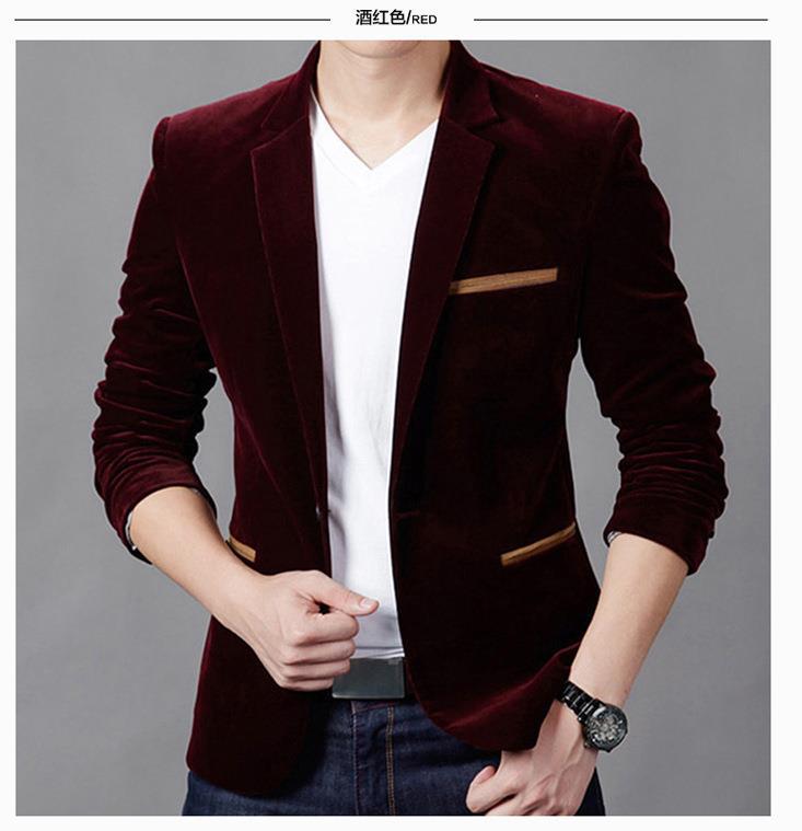Lyxig kavaj herr vårmärke bomull slim fit herr kostym terno masculino herr kavaj masculino