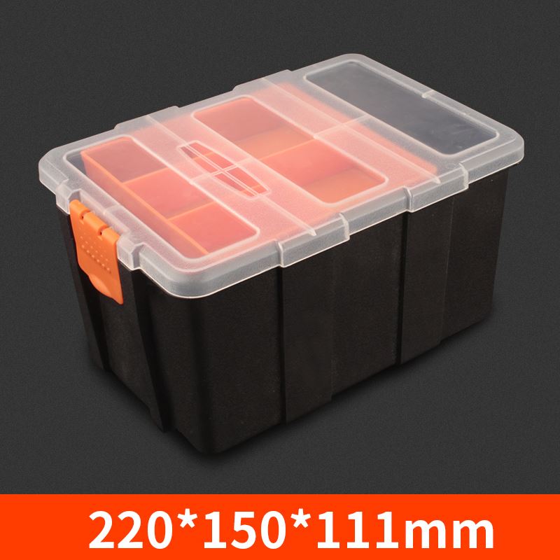 Portable Tool Box Electrician Organizer Cabinet Garage Storage Plastic Tools Box Caisse Outils Screw Box EA60GX: Style 1