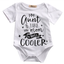 Newborn Infant Baby Boy Girl clothes Cotton Funny Letter Romper Kids Clothes Outfit children clothing bosudhsou T-shirt 0-18M