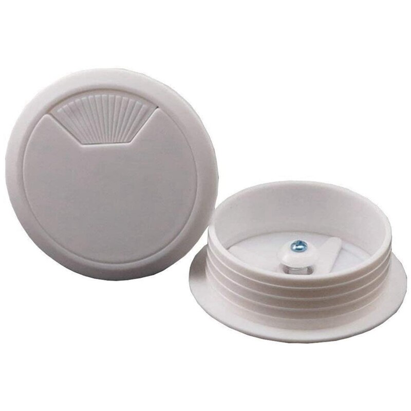 Bureau Plastic Kabel Doos 50Mm Diameter Plastic Desktop Kabel Box Desk Kabel Organizer