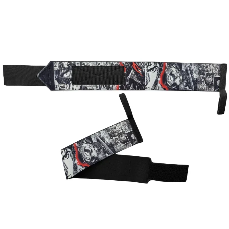 Weight Lifting Wrist Wraps Berserk Style Gym Strength Training Wrist Guard Straps for Men & Women Weightlifting Wrist Bracers: WHITE