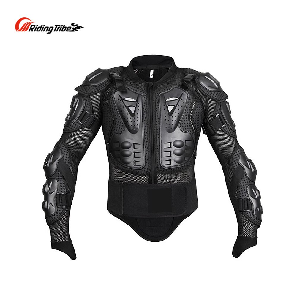 Ridestamme motorcykel rytter kropspanser motocross off-road sikkerhed beskyttelse jakke bryst og rygsøjle beskytter gear sæt: 4xl