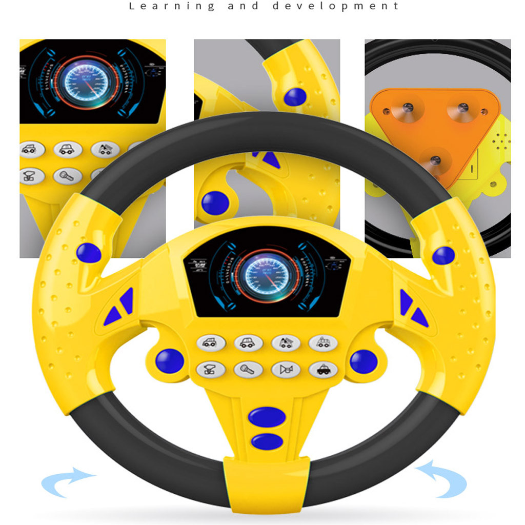 Kinderen Speelgoed Simulatie Kleine Stuurwiel Bijrijders Gesimuleerde Steering Speelgoed Wiel Vroege Onderwijs Klinkende Speelgoed Kid Speelgoed