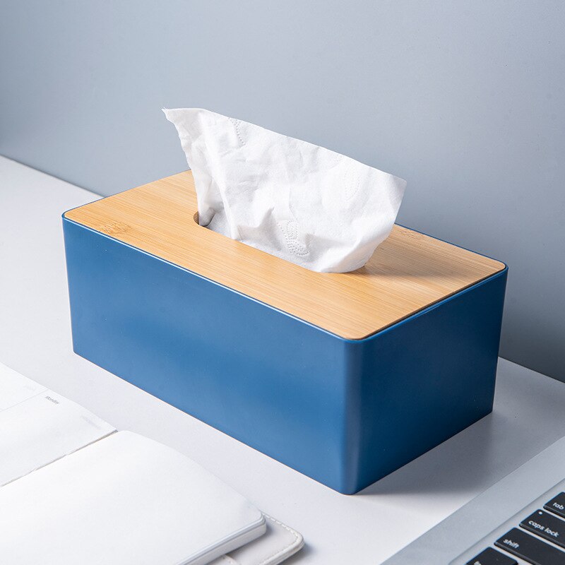Tissue Box with Cover Tissues Wipes Storage Boxes Home Office Storage Napkin Tissue Holder Table Napkins Tissue Paper Case