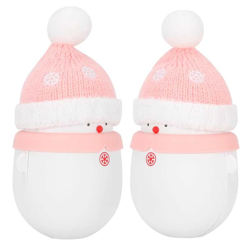 Handwarmer 6000 mah 2 in 1 usb oplaadbaar handwarmer draagbare powerbank oplader kerstroze kamerverwarmer