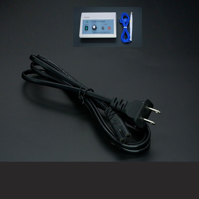 Electrocoagulation hemostatic device, coagulation pen, cosmetic plastic cautery device, rechargeable pen head, adjustable power: Red
