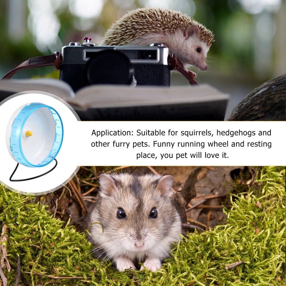 Small Pet Hamster Rat Running Exercise Wheel Silent Jogging