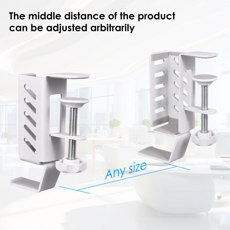 Onder Bureau Laptop Houder Klem Op Side Desk Organizer Anti-Kras Houder Geen Boor Bureau Opknoping Bestand Houder Rack Kantoren Thuis