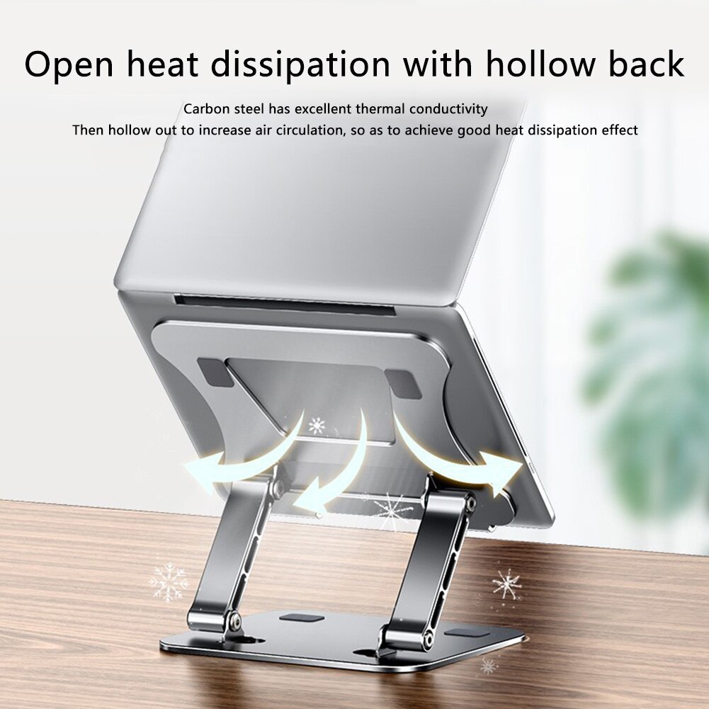 MC 515 Laptop Stand Adjustable Aluminum Alloy Laptop Tablet Stand Foldable Portable Notebook Cooling Bracket Desk Laptop Holder