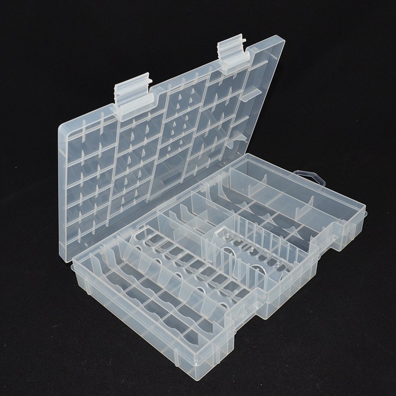 Waterdichte Plastic Batterijen Container Bag Case Aa &amp; Aaa Batterij Opbergdoos Organizer Box Case Batterij Storage Pouch