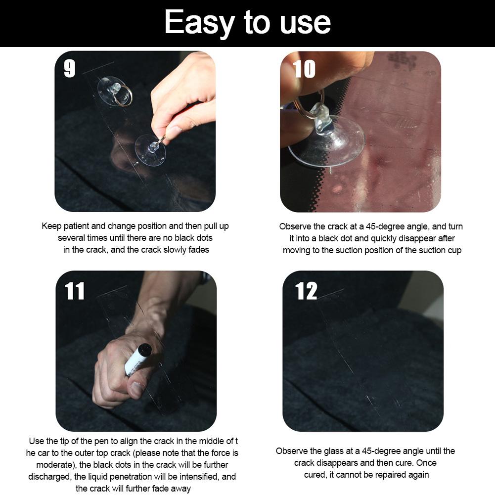 Autoglas reparatieset autoglas reparatievloeistof voorruit barst reparatieset