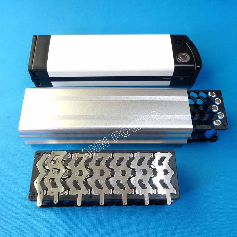 18650 Lithium Batterij Houder 5P13S 5P14S W Type Batterij Houder En Pure Nikkel Strip Voor 13S 48V Of 14S 51.8V E-Bike Batterij