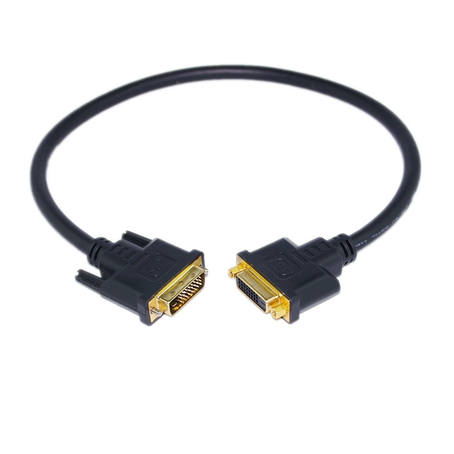 DVI Cable DVI-D to DVI 24+1 Male to Male / Female Dual Link DVI-D Monitor Cable for PC HDTV Porjector 0.5M