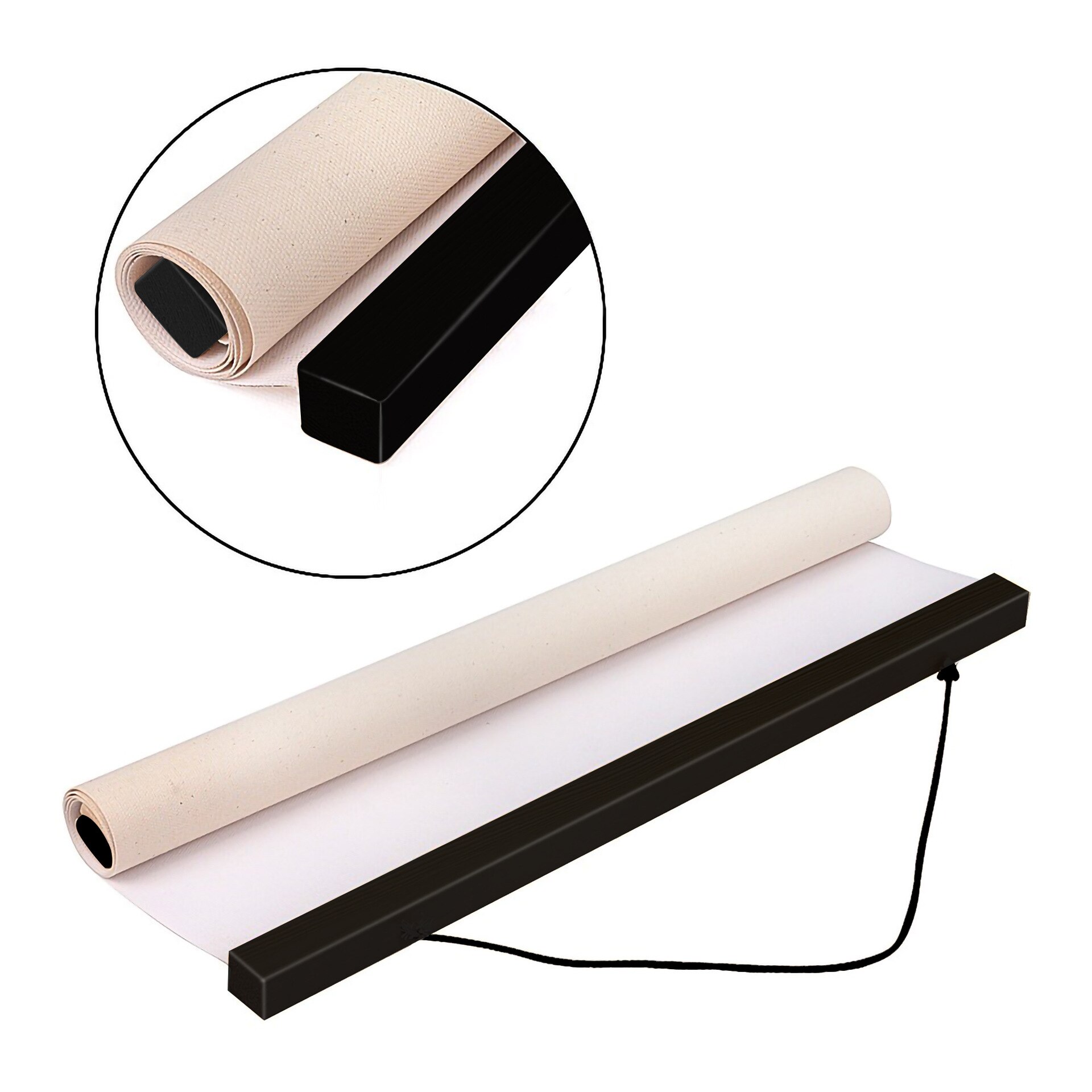 Marco de póster magnético foto de pared de madera Imagen Arte colgador cartel soporte pergamino colgante hogar pared decoración marco