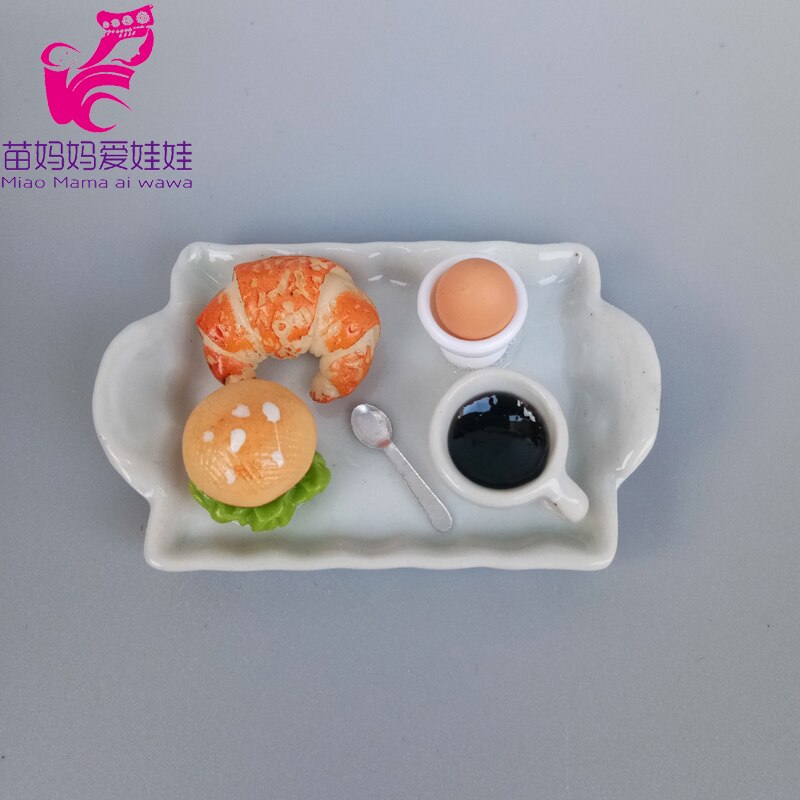 Dukkehus donuts gør-det-selv tilbehør dessert vitrine 1/6 bjd  ob11 blythe dukke foof model tilbehør: A3