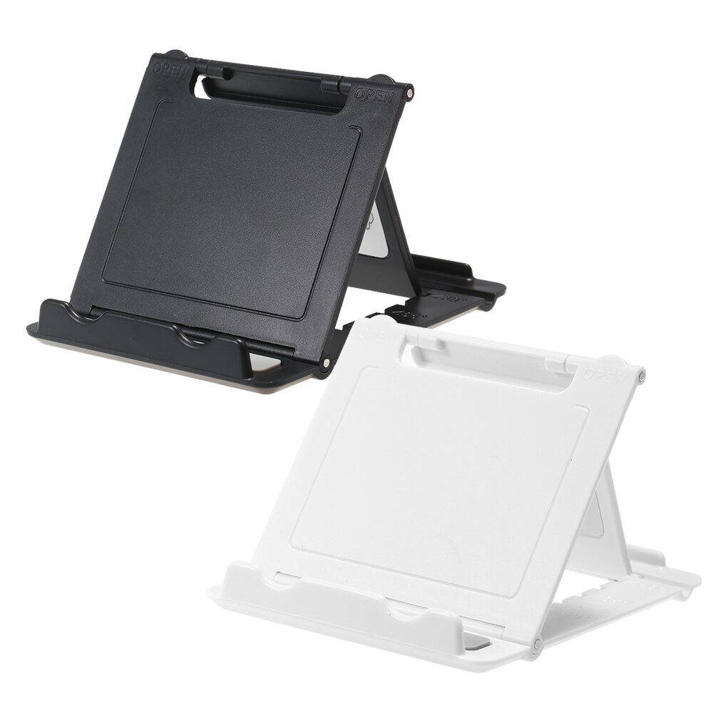 Foldable Universal Phone Holder Bracket Stand For Phone Tablet Multi-angles Desktop Holder with One Mirror 1 Pack