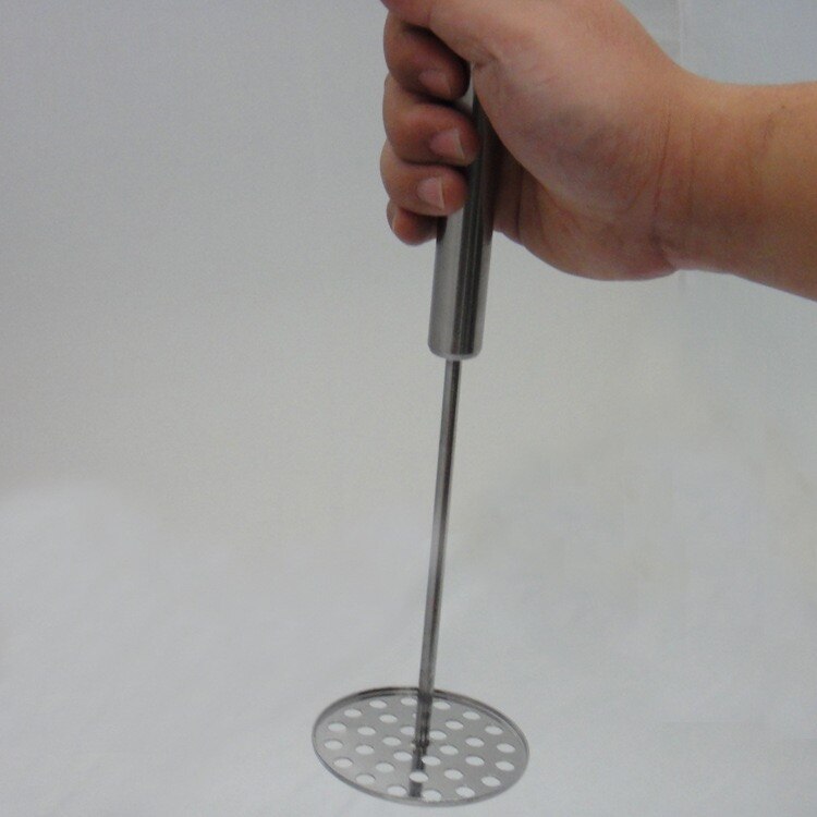 1 PC Stainless Steel Potato Masher Fruit Vegetable Tools Press Crusher