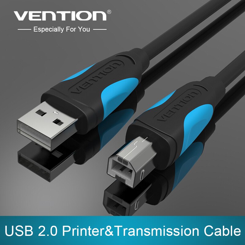 Tuuletus usb tulostinkaapeli usb type b uros uros usb 2.0 kaapeli canon epson hp zjiang tarratulostin dac usb tulostin: 1m