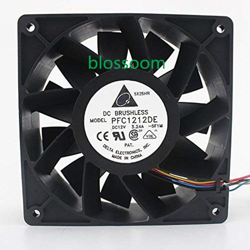 PFC1212DE 12cm Ultra high Turning Violent air Volume 12038 Fan 12V 3.24a 6months Warranty