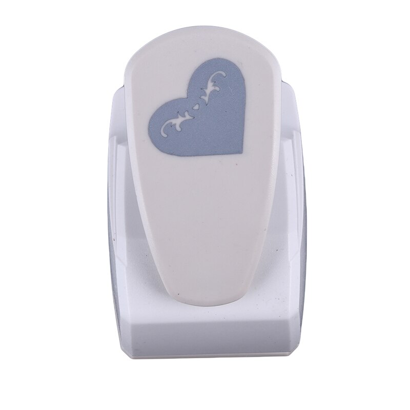 Puncher Scrapbooking Butterfly Hole Punch Paper Cutter Scrapbook Embossing Machine Decorative Craft Perforator: heart