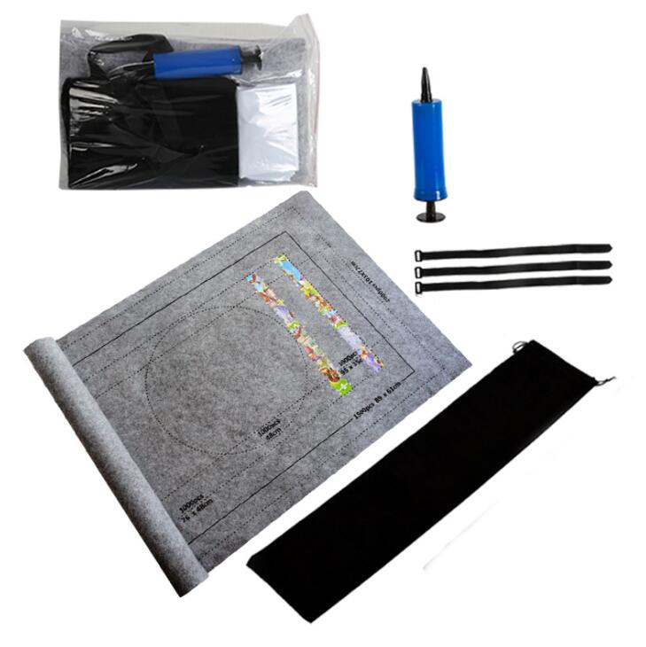 thumbnail image 2 of Milisten 2000pieces Puzzle Mat Inflatable Tube Jigsaw Roll Mat Puzzle Blanket Portable Travel Storage Bag 2 of 10