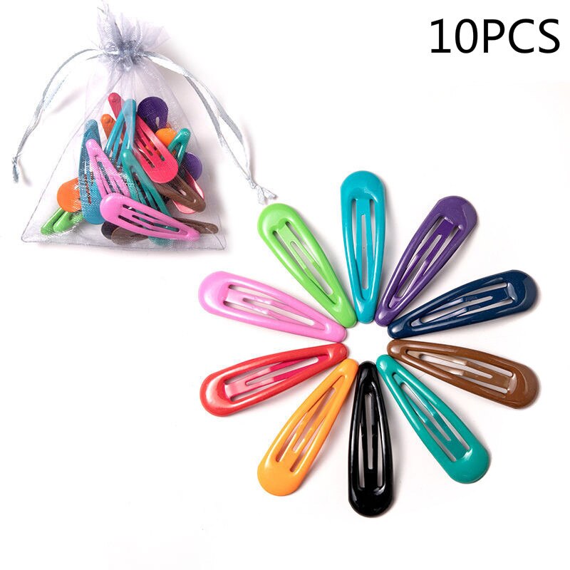10/20/30/40Pcs Mode Haar Clips Voor Kinderen Kids Leuke Kleur Hairclip Haaraccessoires Leuke mode Baby Haarspeld -Vormige: B 10 PCS