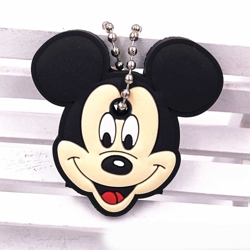 Leuke Cartoon Siliconen Beschermende Key Case Cover Voor Sleutel Controle Stofkap Houder Animatie Cijfers Key Hanger Sleutelhouder: 6