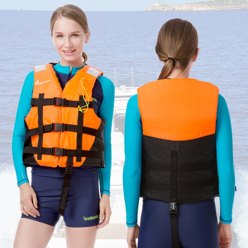 Life Vest Children Rescue Jacket Whistle Swimming Adult/Kids Life Jacket Drifting Boating Rescue Fishing Safety Watersports wear