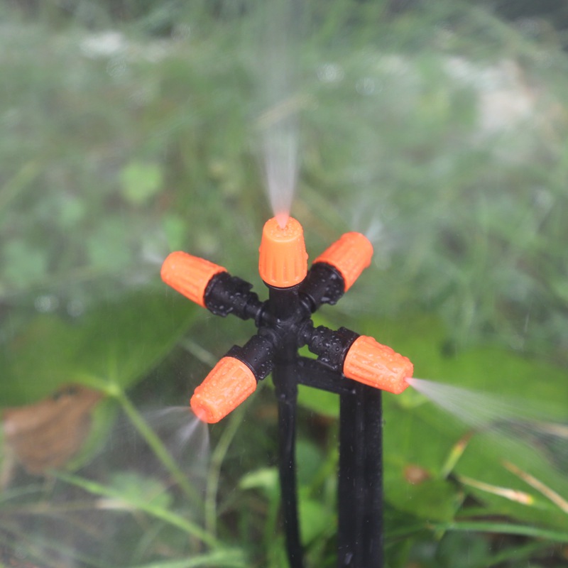 Gewächshaus Bewässerung Düse Garten Bewässerung Zerstäubung Sprinkler Beschlagen Emitter Brechenden Drehbare Düse