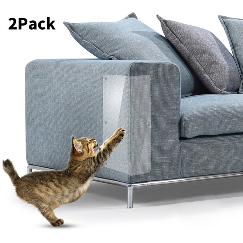 2-4PCS Scratch Protector Flexible Transparent Guards Pins Protecting from Cat Scratching Stops Scratching Furniture Defender