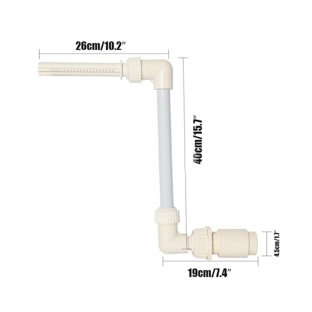 Swimming Pool Waterfall Fountain Kit Summer Adjustable Water Spay Pools Spa Decorations Swim Pool Accessories