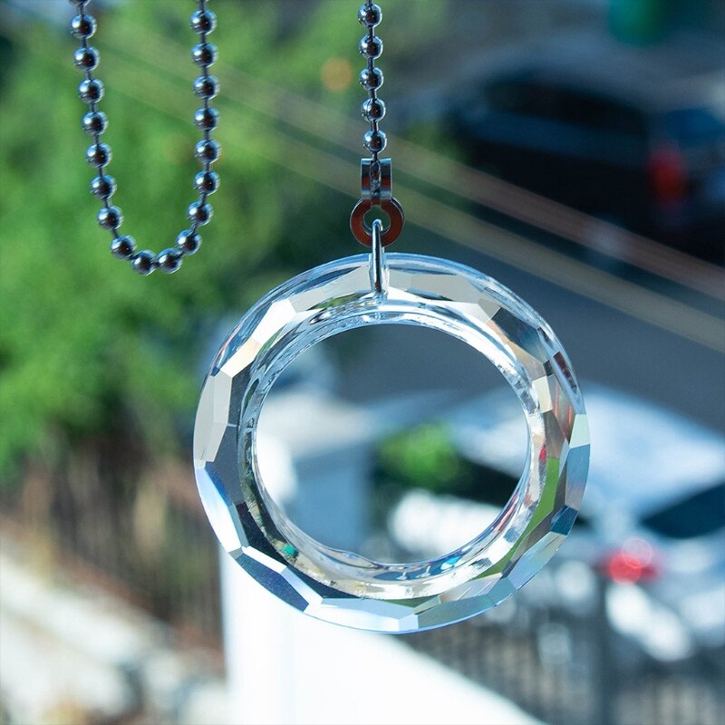 4 Sets Crystal Lamp Pull Chains Ceiling Fan Light Pull Chain Connector Home 95AC