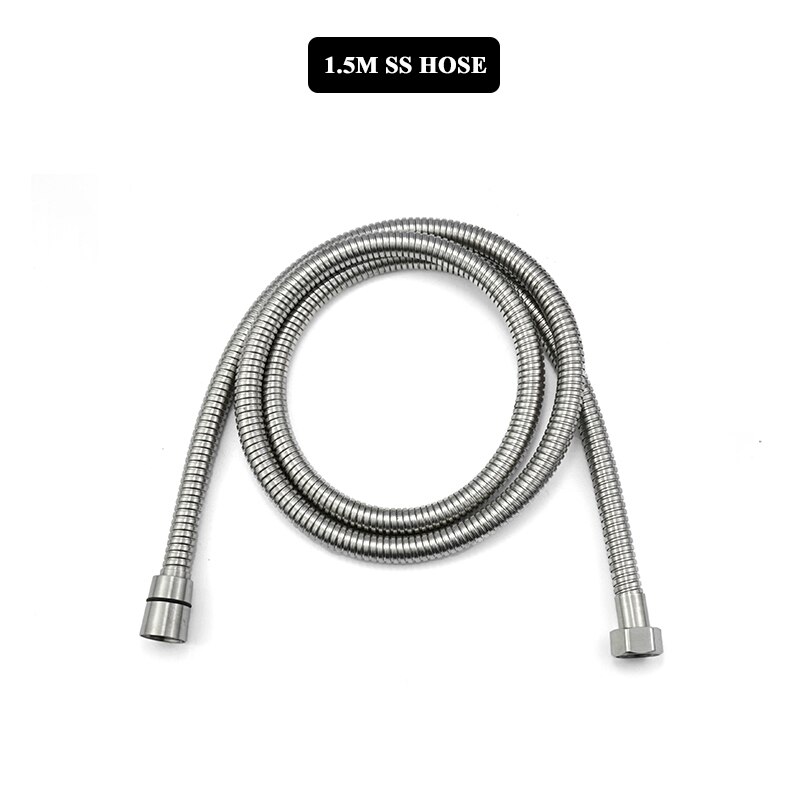 Toilet Bidet Tap Faucet Brushed Stainless Steel Portable Shower Bathroom Bidet Wall Mounted Mop Washer Tap with Shattaf Holder: SS Hose Only