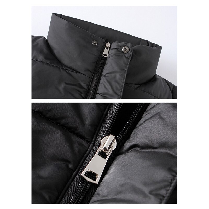 Chaleco inteligente de algodón con calefacción para invierno, chaqueta térmica de 3 engranajes ajustable con USB, 5 áreas de calefacción, ropa cálida