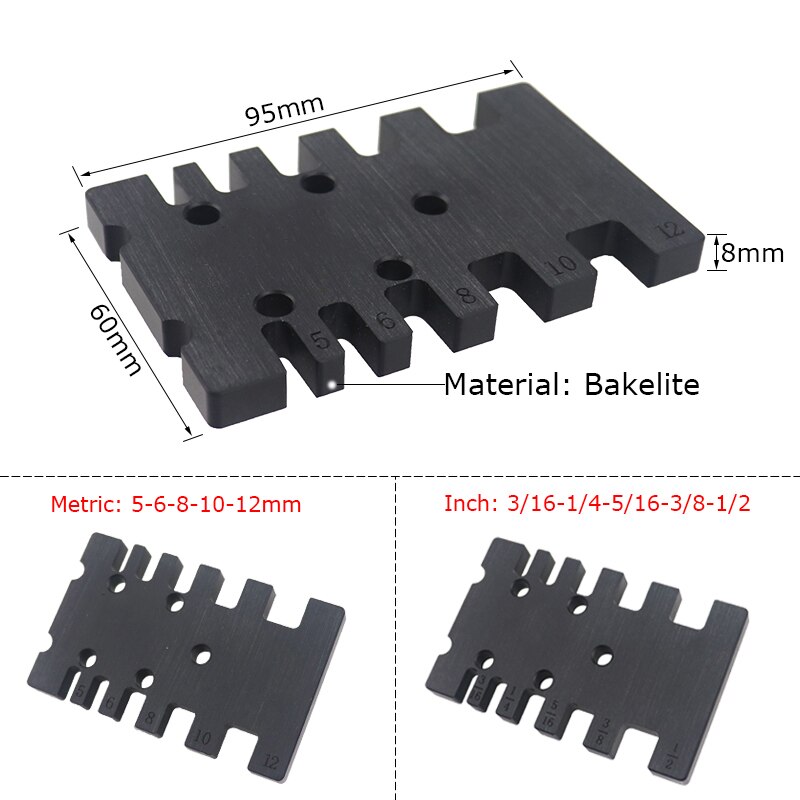 Woodworking Tenon Gauge Caliper Height Gauge Metric/Inch Tenon Cutter For Saw Router Table Machine DIY Carpentry Measuring Tools