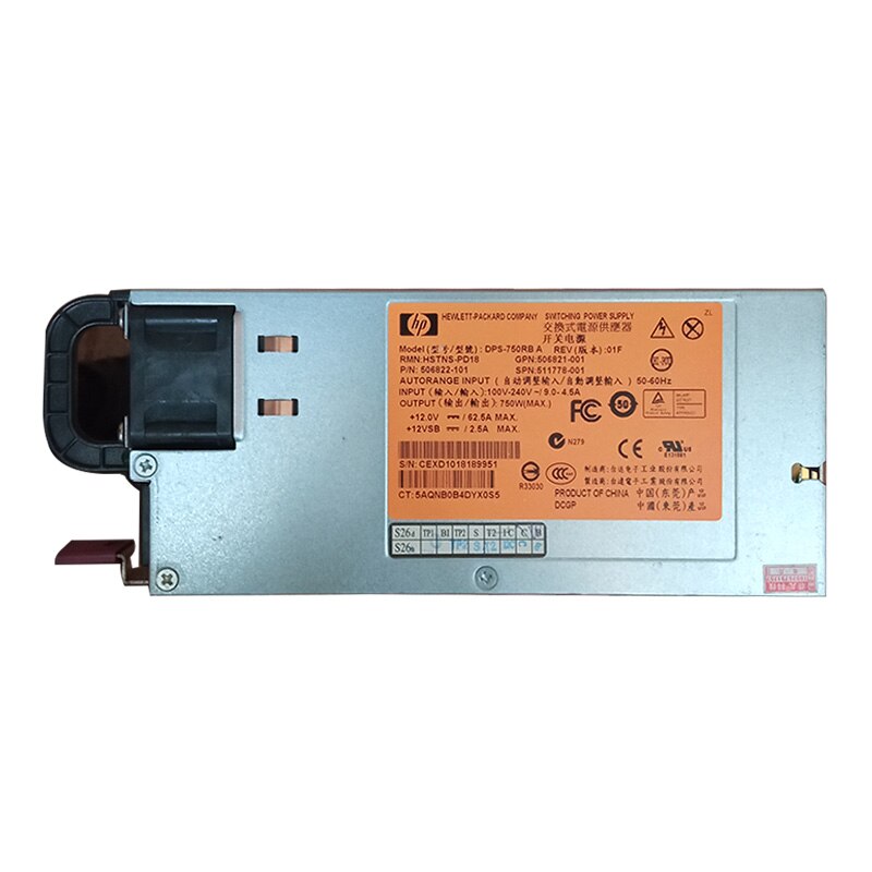 750W Server Power Supply Mining PSU For HP DL380 G6 G7 511778-001 DPS-750RB A Power Supply блок питания для пк