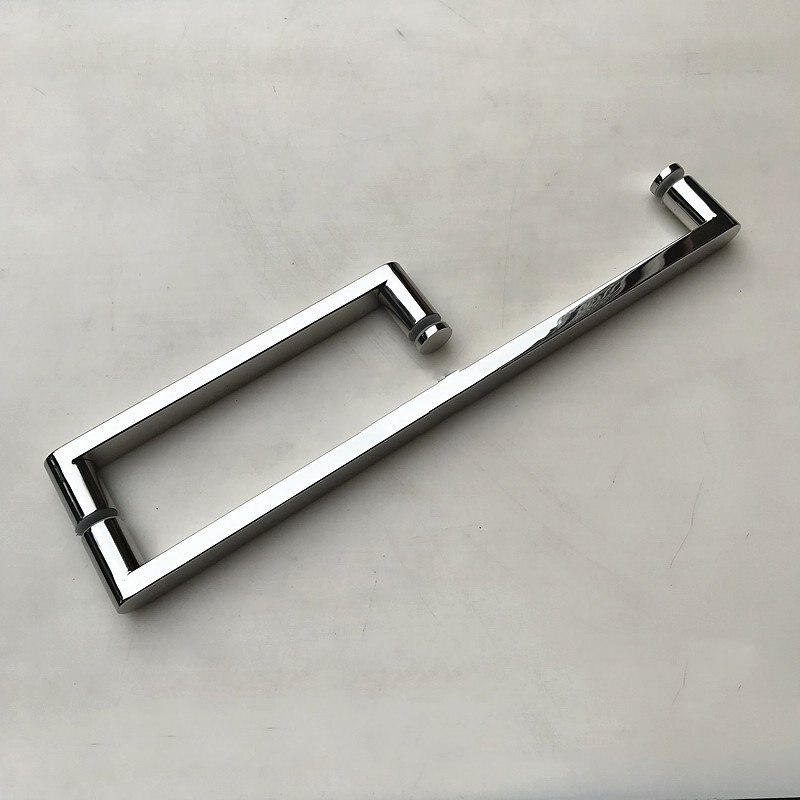 Glass door handle,shower door handle,stainless steel 304 handle,bathroom handle(SJ-3016): Shiny