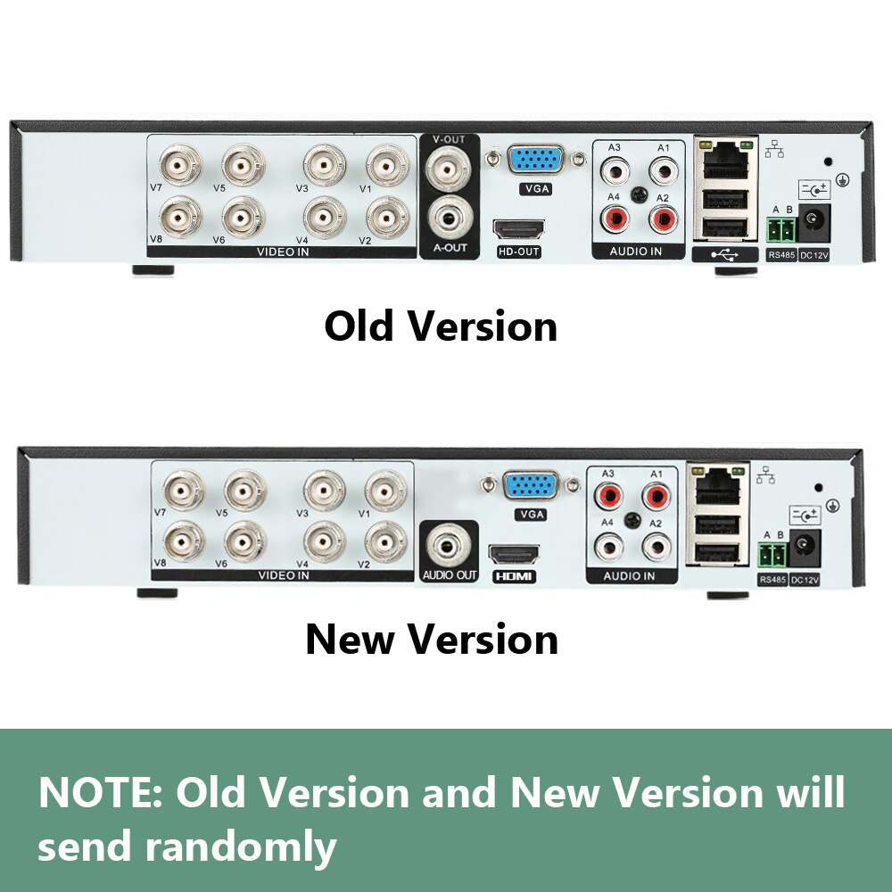 XVR 8CH Channel 1080P Hybrid NVR AHD TVI CVI DVR 5-in-1 PTZ Network DVR CCTV Security P2P Support for Android/IOS APP Control