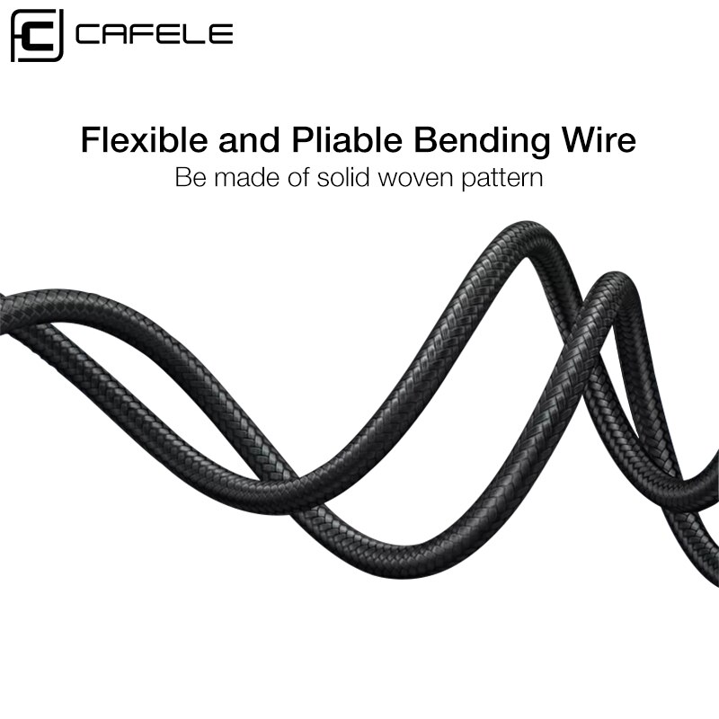 Cafele 120cm led-licht usb-oplaadkabel voor iphone  x 8 7 6s plus 5s, duurzame usb-kabel, gegevenssynchronisatiekabel voor ios 11 10 9