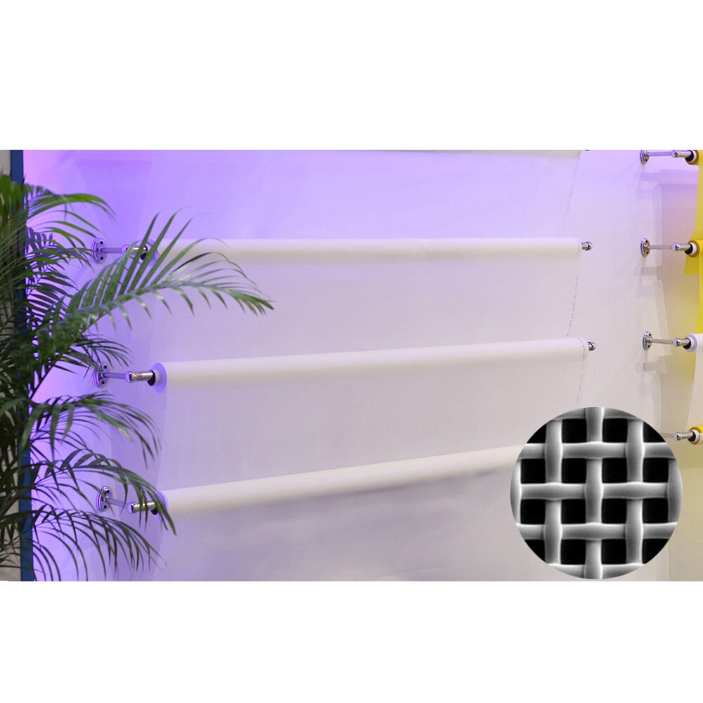 120T 300Mesh 34UM White 1Meter fabric screen printing mesh 100% polyester monofilament mesh silk screen printing mesh