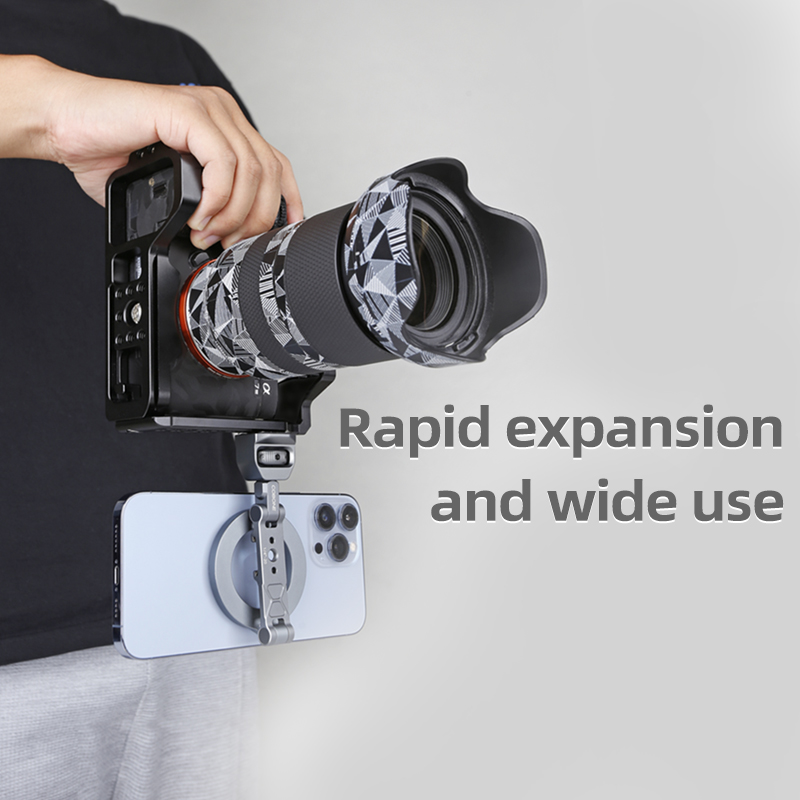 COBONE Foldable Magnetic Phone Stand Camera Tripod Quick Release Universal Accessory Magsafe Accessory for iPhone 16 15 14 13 12