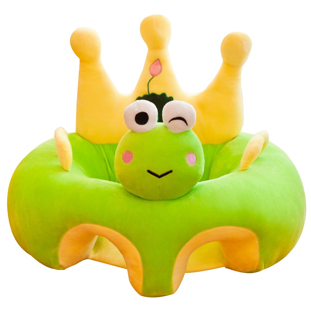 Enfants en peluche canapé Support siège bébé en peluche chaise apprendre à s'asseoir Anti-chute siège couverture enfant en bas âge nid lavable berceau canapé chaise: D