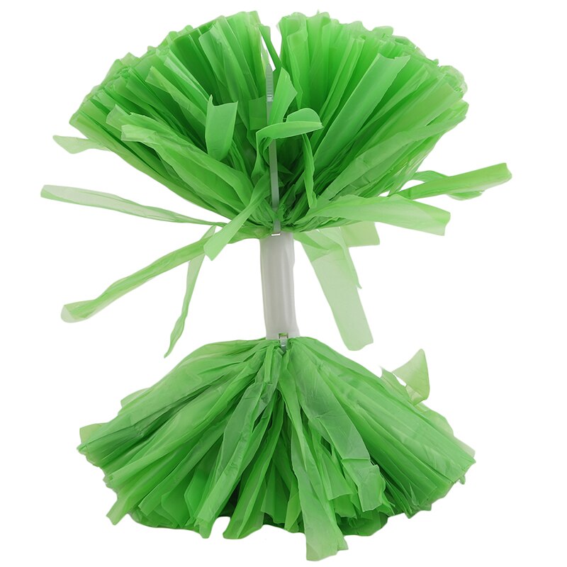 sport Pompon cheerleader Pompon di Alta Qualità Cheerleading Forniture di colore E Maniglia Può Scegliere: verde