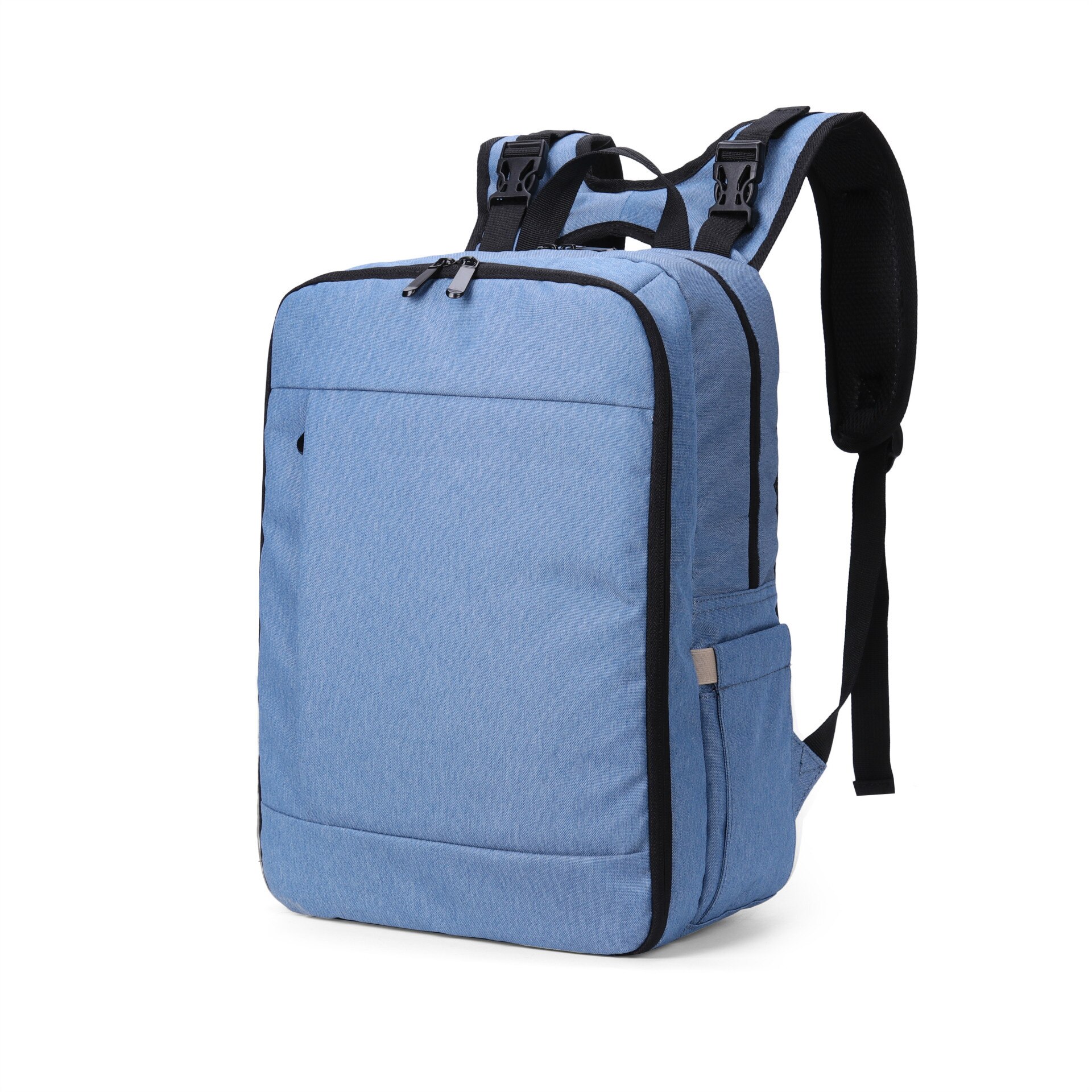 Bolsa de pañales de gran capacidad, mochila multifuncional, plegable, bolso de cuna, bolso de maternidad, cochecito, bolsa aislante, enfermería: Light Blue