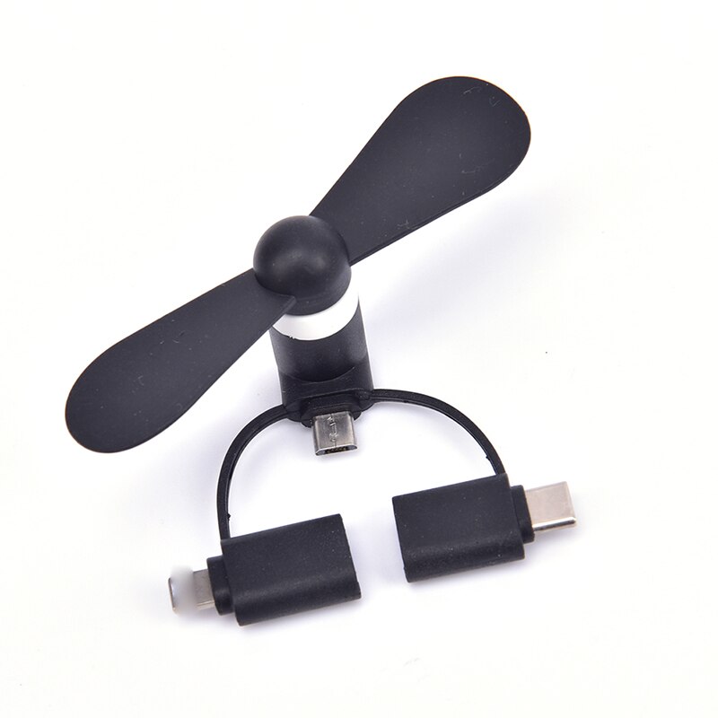 Mini USB Fan 3 In 1 USB Gadget Portable Electronic Smart Gadgets For Smartphone