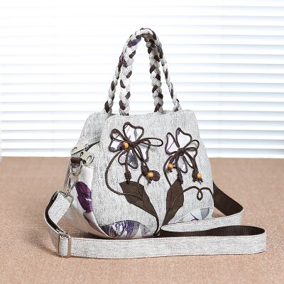 nationalen string appliques frauen einkaufen handtaschen! nizza drucke dame kleine schulter & handtaschen Alle-spiel Original leinwand tasche