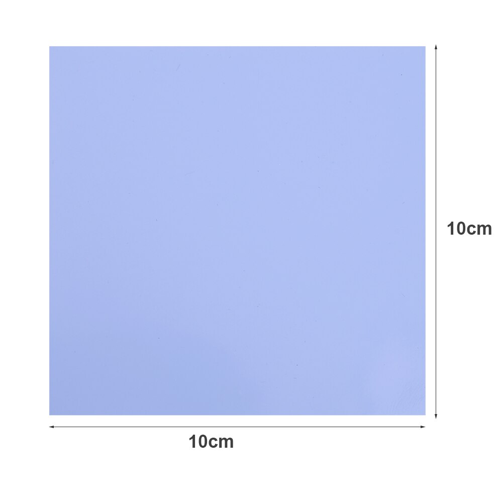 0,5/1/2mm 100x100mm hoja de almohadilla térmica de silicona ordenador PC CPU Chip gráfico disipador de calor refrigeración almohadilla térmica conductora: 2.0mm