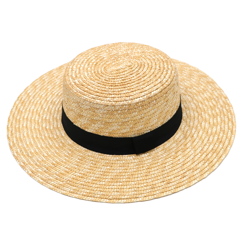 Sombrero de paja panamá para mujer DANA XU, sombrero de sol de playa con visera ancha, sombrero de paja enrolladas UPF 30 +: Brim 9CM