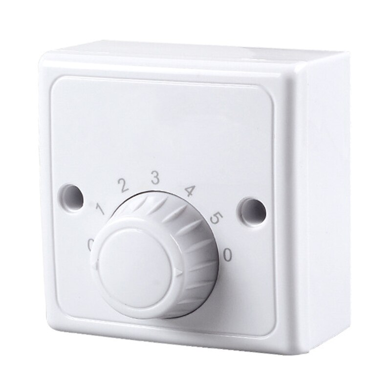Variabele Snelheidsregeling Voor Meest Elektrische Fans Speed Adjuster Vervanging, Wit